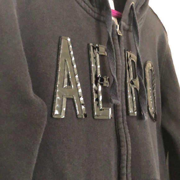 Aeropostale zip-up sweater - Picture 4 of 11